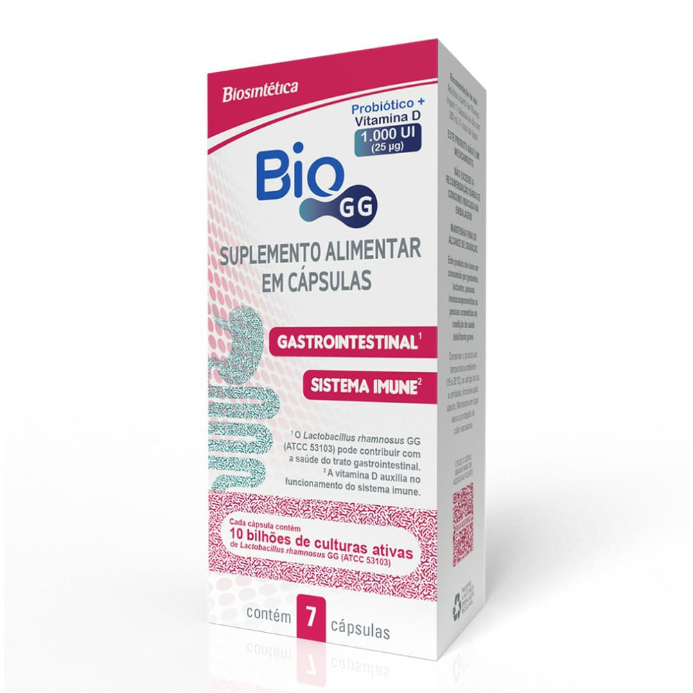 BIO GG 10BI+1000UI COM 7 CAPSULAS ACHE
