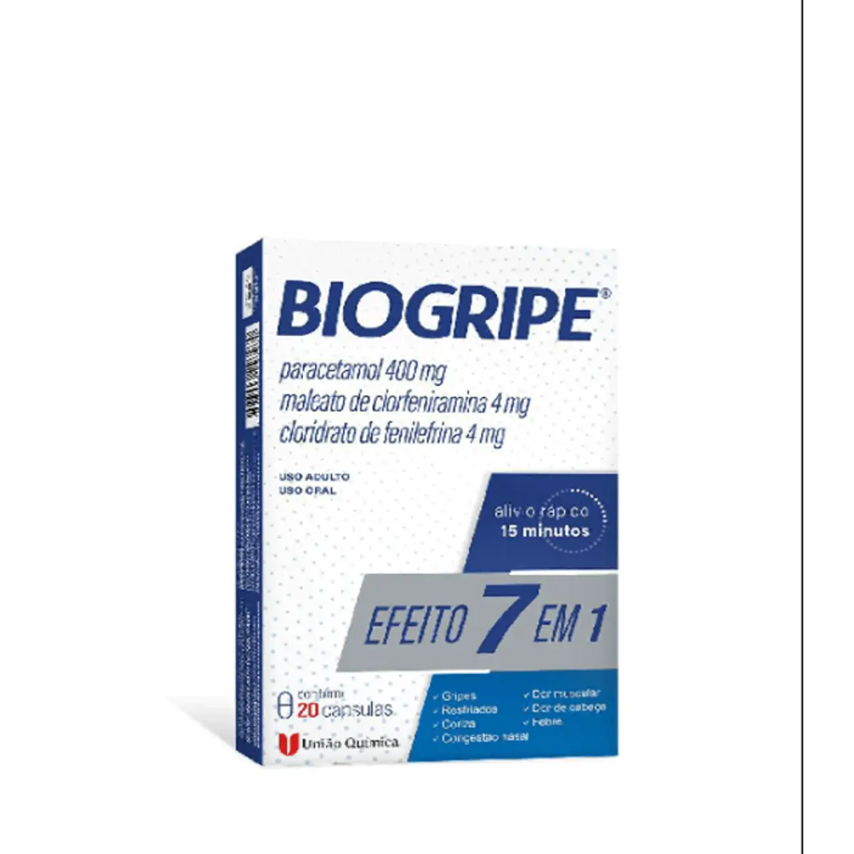 Imagem do produto BIOGRIPE COM 20 CAPSULAS UNIAO QUIMICA