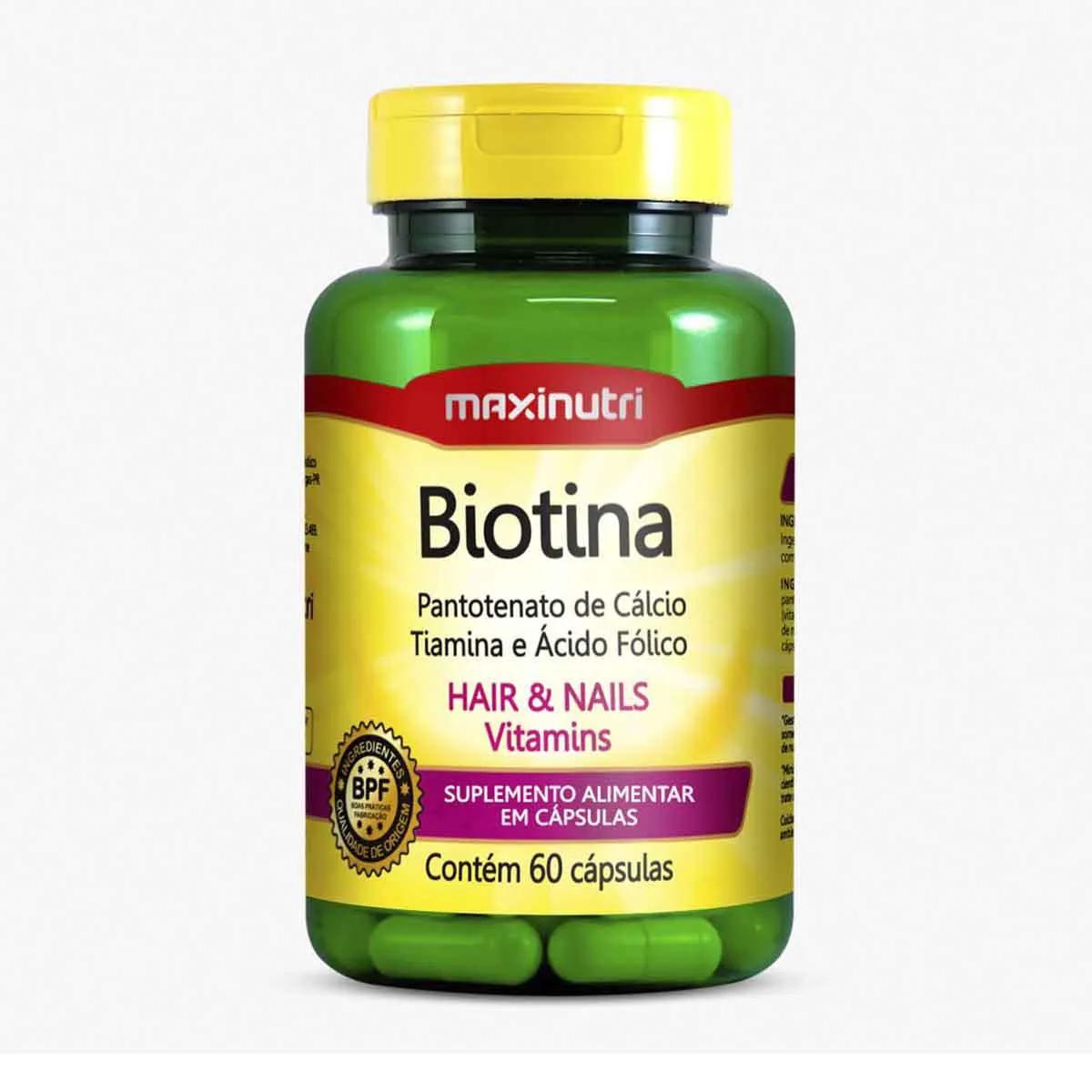 Imagem do produto BIOTINA PLUS COM 60 COMPRIMIDOS