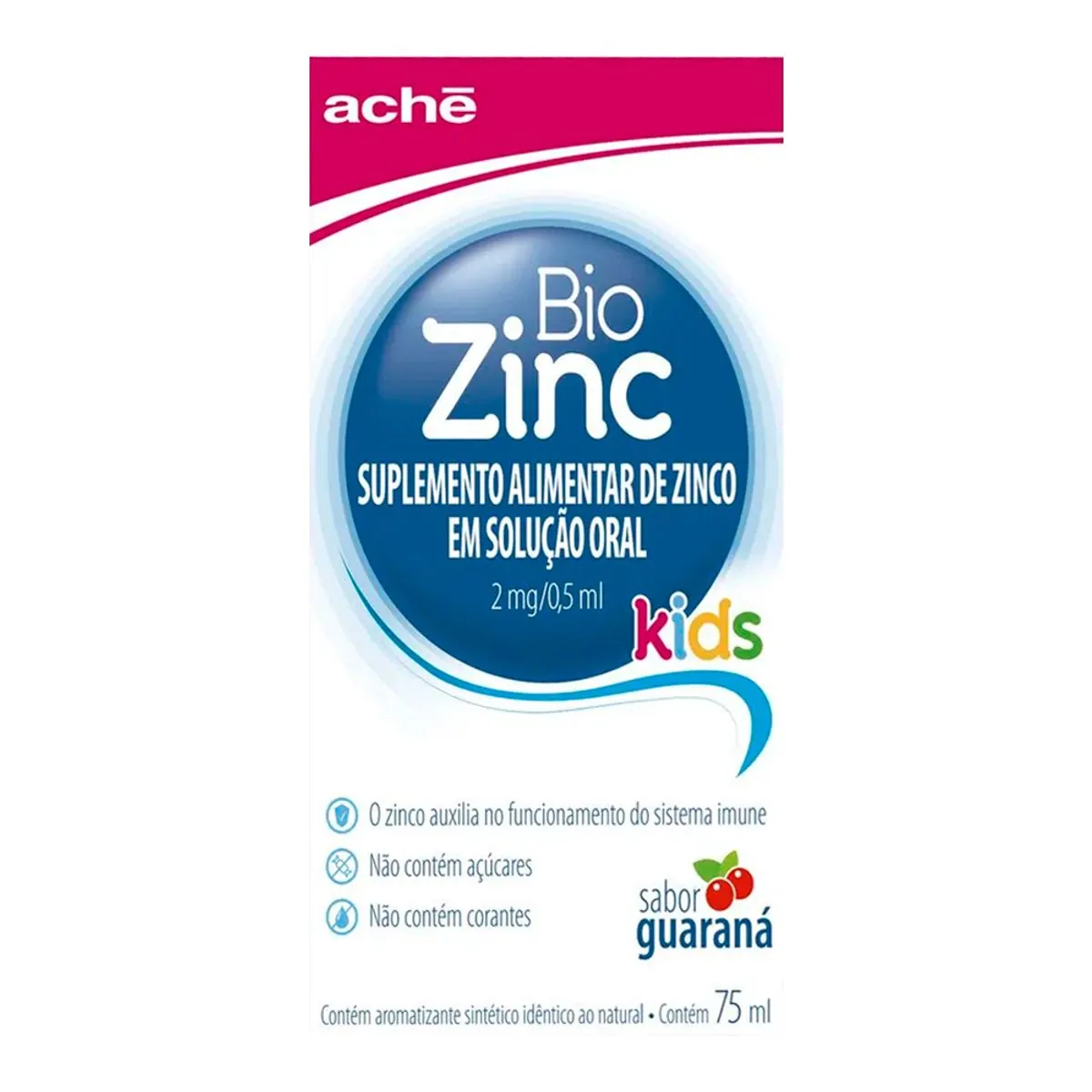 Imagem do produto BIOZINC KIDS 2MG 75ML ACHE