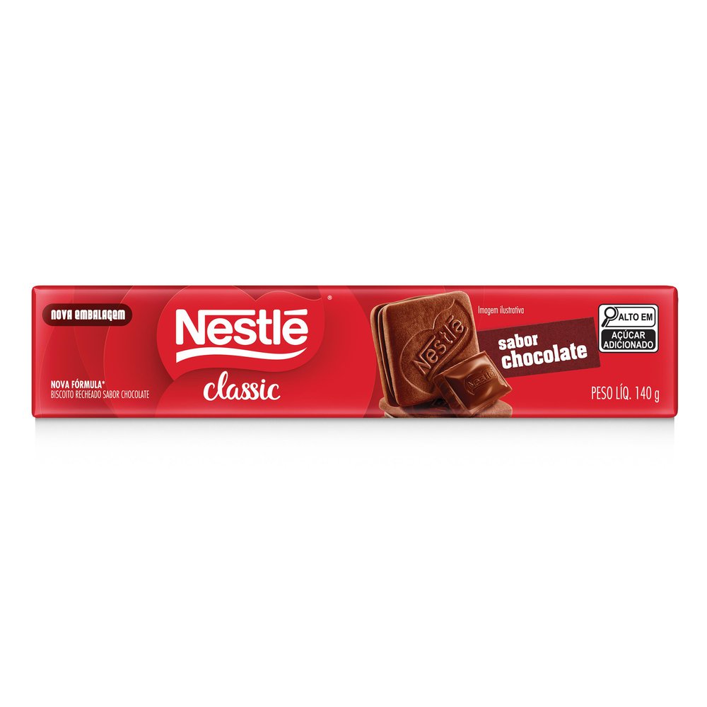 Imagem do produto BISCOITO RECHEADO CLASSIC 140G NESTLE