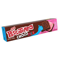 Imagem do produto BISCOITO RECHEADO PASSATEMPO SABOR CHOCOMORANGO 130G