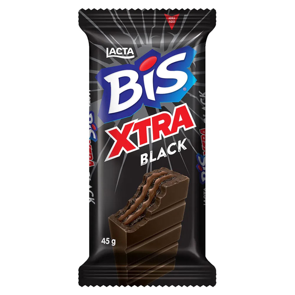 Imagem do produto BISCOITO WAFER BIS XTRA BLACK 45G LACTA