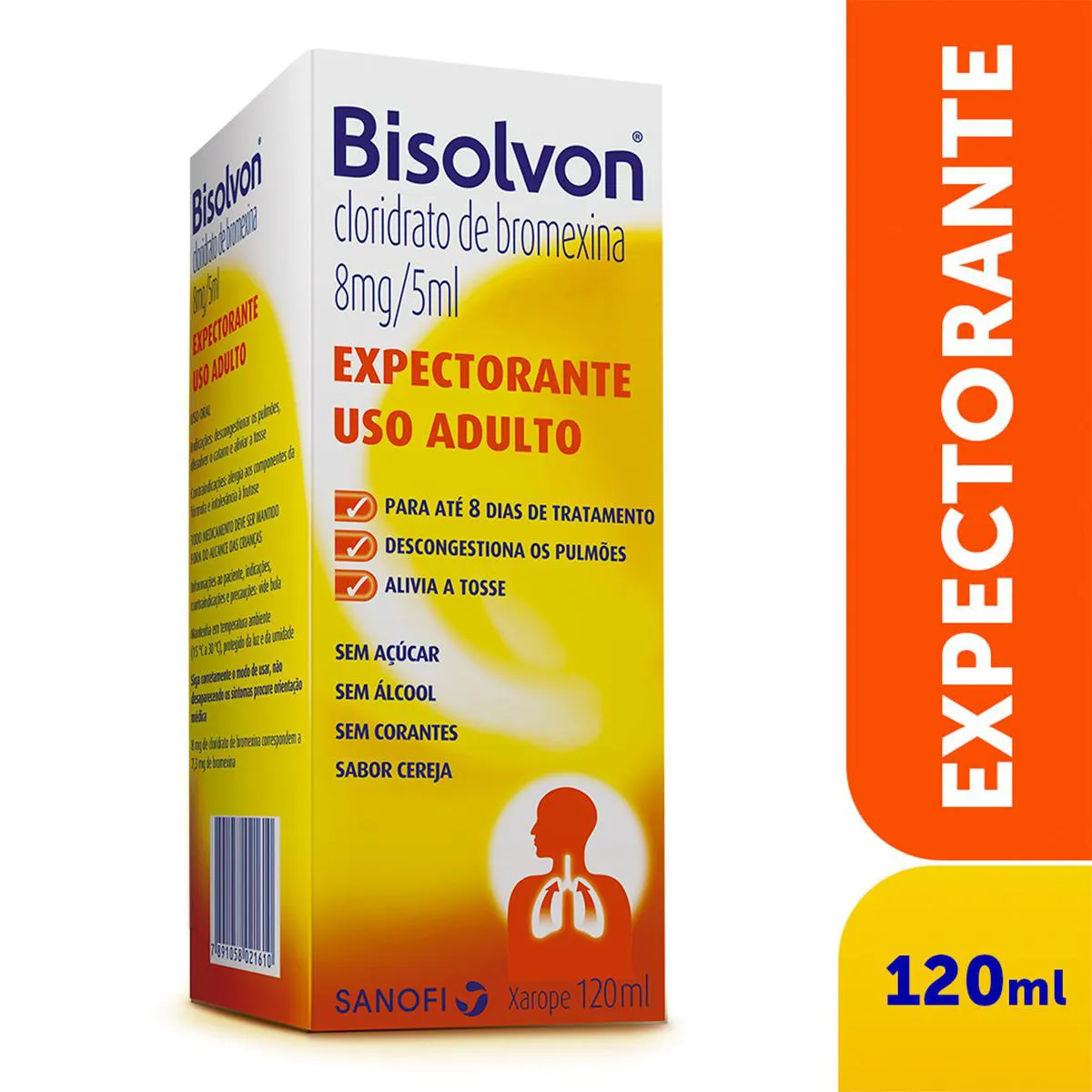 Imagem do produto BISOLVON 1,6MG/ML XAROPE 120ML SANOFI
