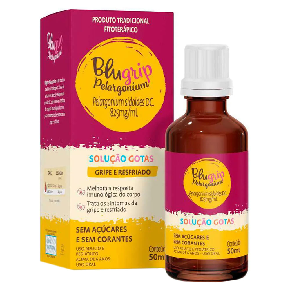 Imagem do produto BLUGRIP PELARGONIUM SOLUCAO GOTAS 20ML HYPERA FARMA