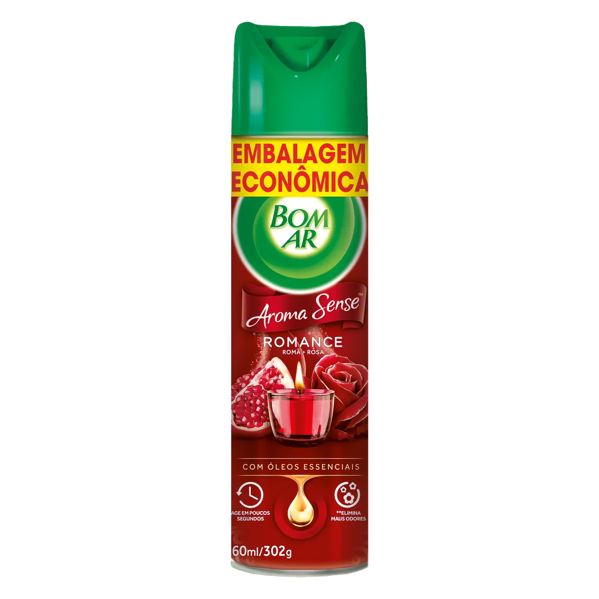 Imagem do produto BOM AR AEROSSOL ROMANCE EMBALAGEM ECONOMICA 360ML