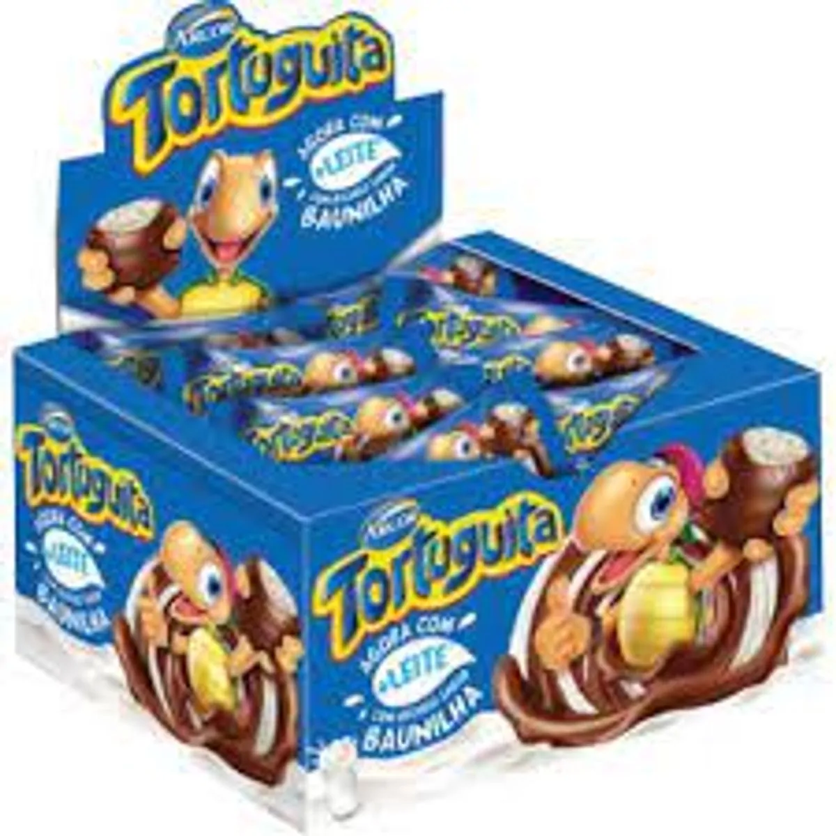 Thumbnail de BOMBOM TORTUGUITA CHOCOLATE SABOR BAUNILHA 15G ARCOR