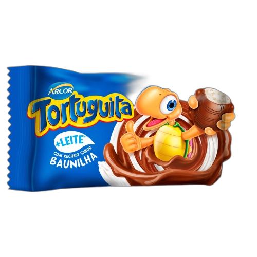 Imagem do produto BOMBOM TORTUGUITA CHOCOLATE SABOR BAUNILHA 15G ARCOR