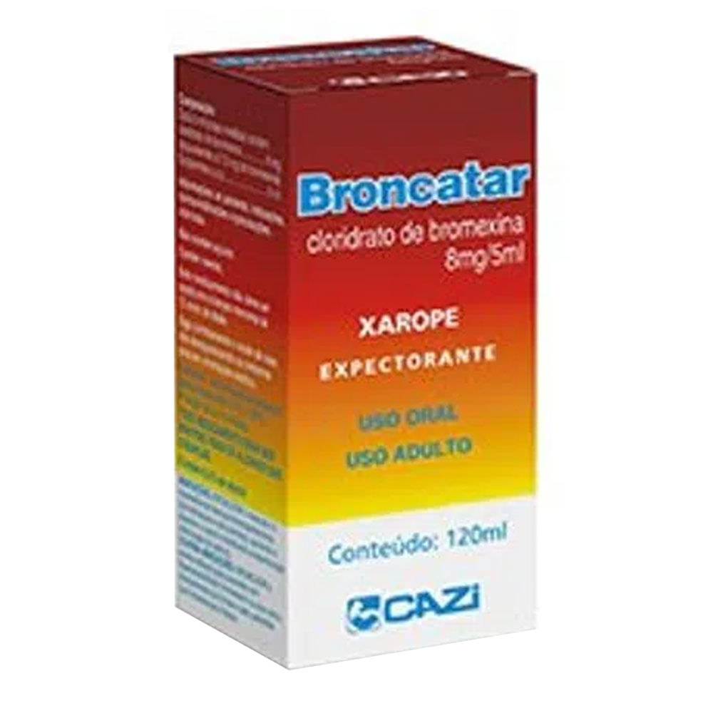 Imagem do produto BRONCATAR ADULTO 1,6MG/ML XAROPE 120ML CAZI