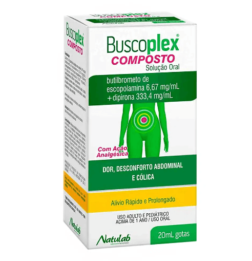 Thumbnail de BUSCOPLEX COMPOSTO 6,67MG/ML + 333,4MG/ML SOLUCAO ORAL GOTAS 20ML NATULAB