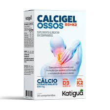 Imagem do produto CALCIGEL OSSOS D3+K2 COM 30 COMPRIMIDOS KATIGUA