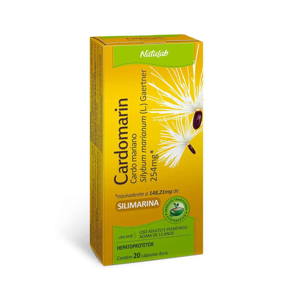 Imagem do produto CARDOMARIN 254MG COM 20 CAPSULAS NATULAB