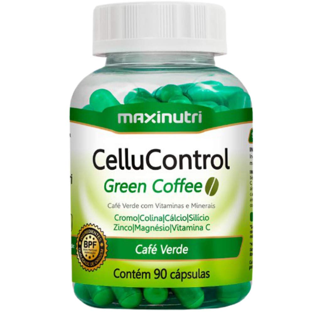 Imagem do produto CELLUCONTROL GREEN COFFEE COM 90 CAPSULAS MAXINUTRI