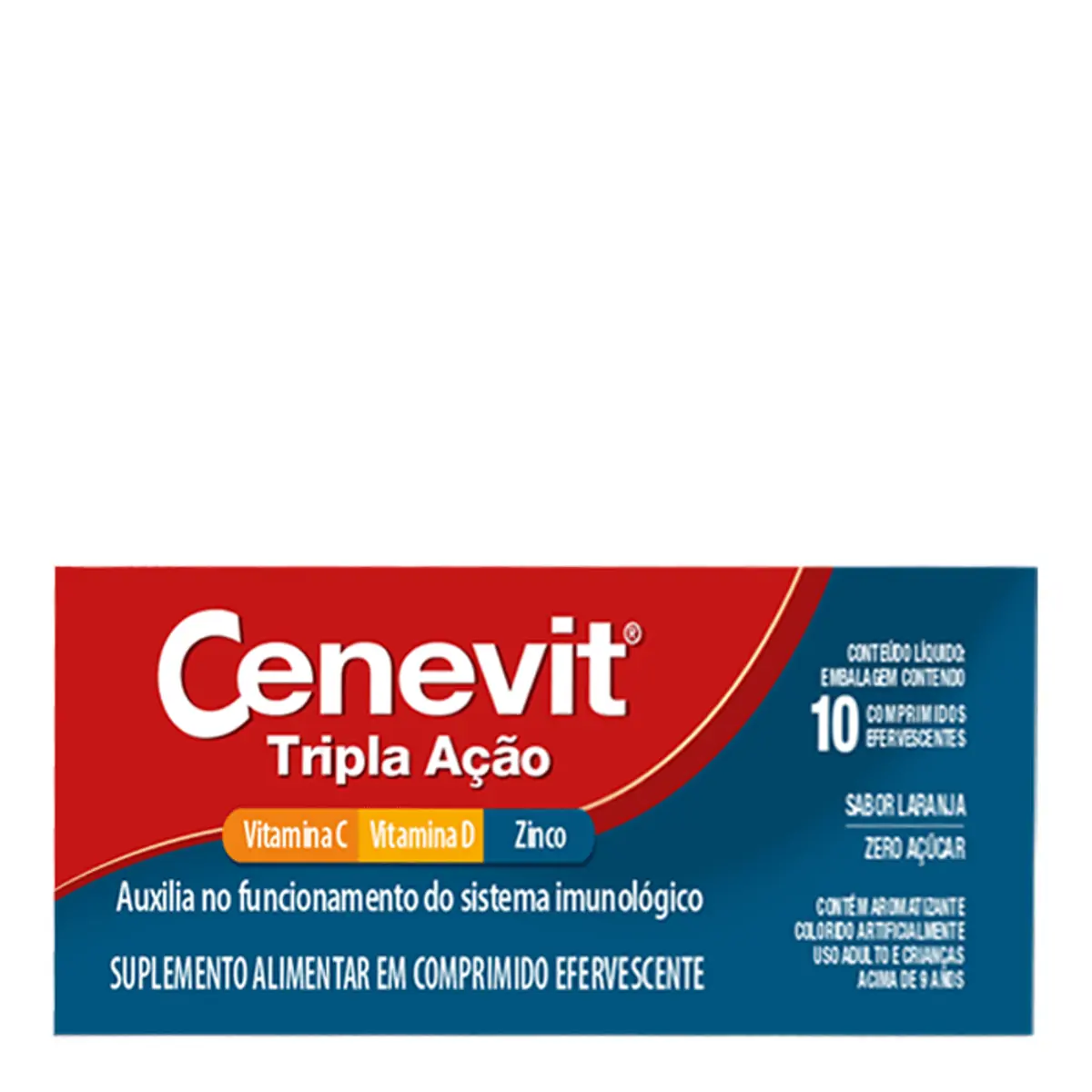 Thumbnail de CENEVIT C TRIPLA ACAO 10 COMPRIMIDOS EFERVESCENTES SEM ACUCAR LEGRAND