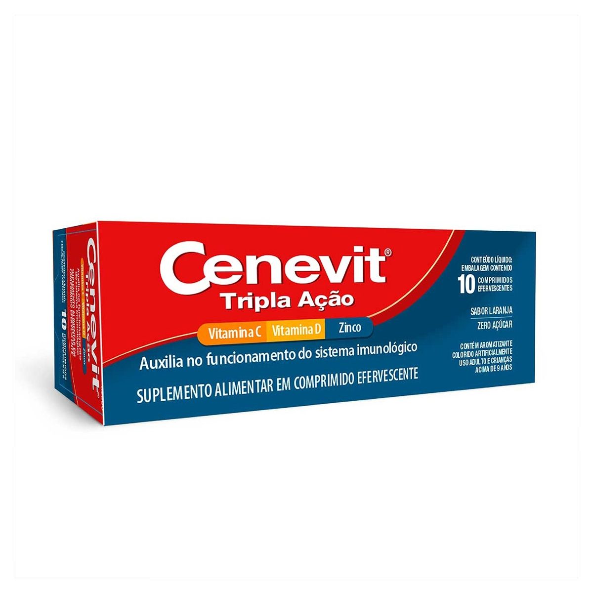 Imagem do produto CENEVIT C TRIPLA ACAO 10 COMPRIMIDOS EFERVESCENTES SEM ACUCAR LEGRAND