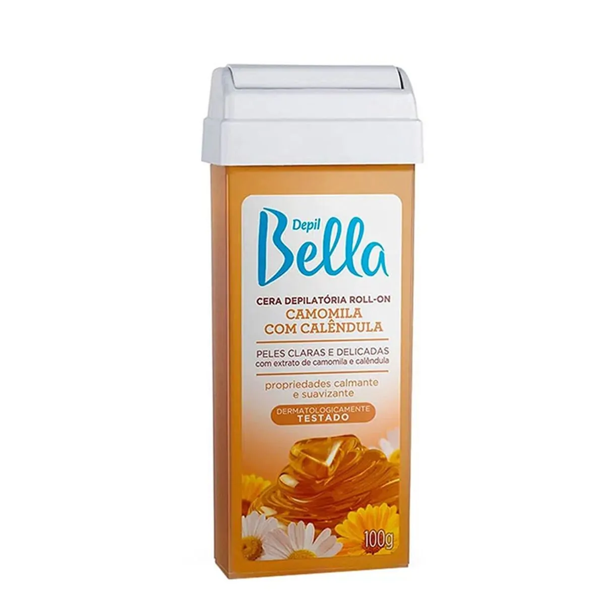 Imagem do produto CERA DEPILATORIA DEPIL BELLA CAMOMILA COM CALENDULA 100G