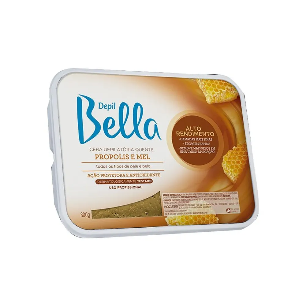 Imagem do produto CERA DEPILATORIA DEPIL BELLA PROPOLIS E MEL 800G