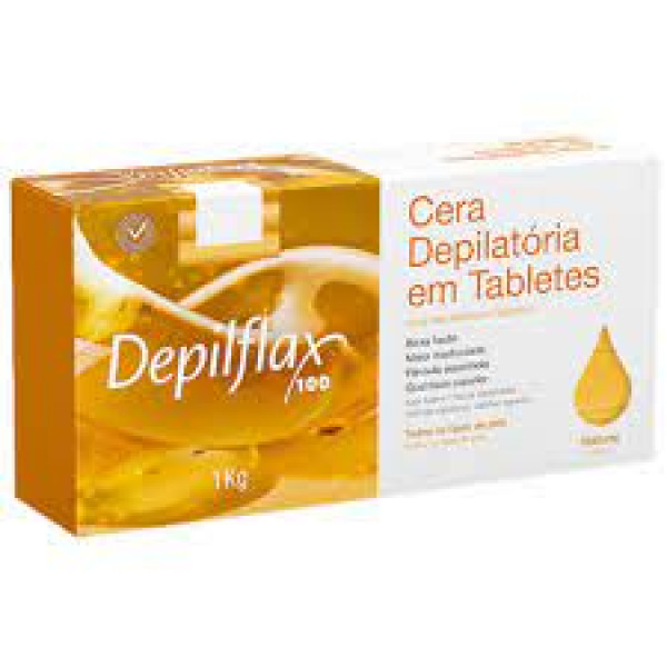 Imagem do produto CERA DEPILATORIA EM TABLETES DEPILFLAX NATURAL 500G