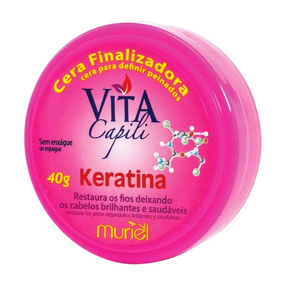 Imagem do produto CERA FINALIZADORA MURIEL QUERATINA 40G