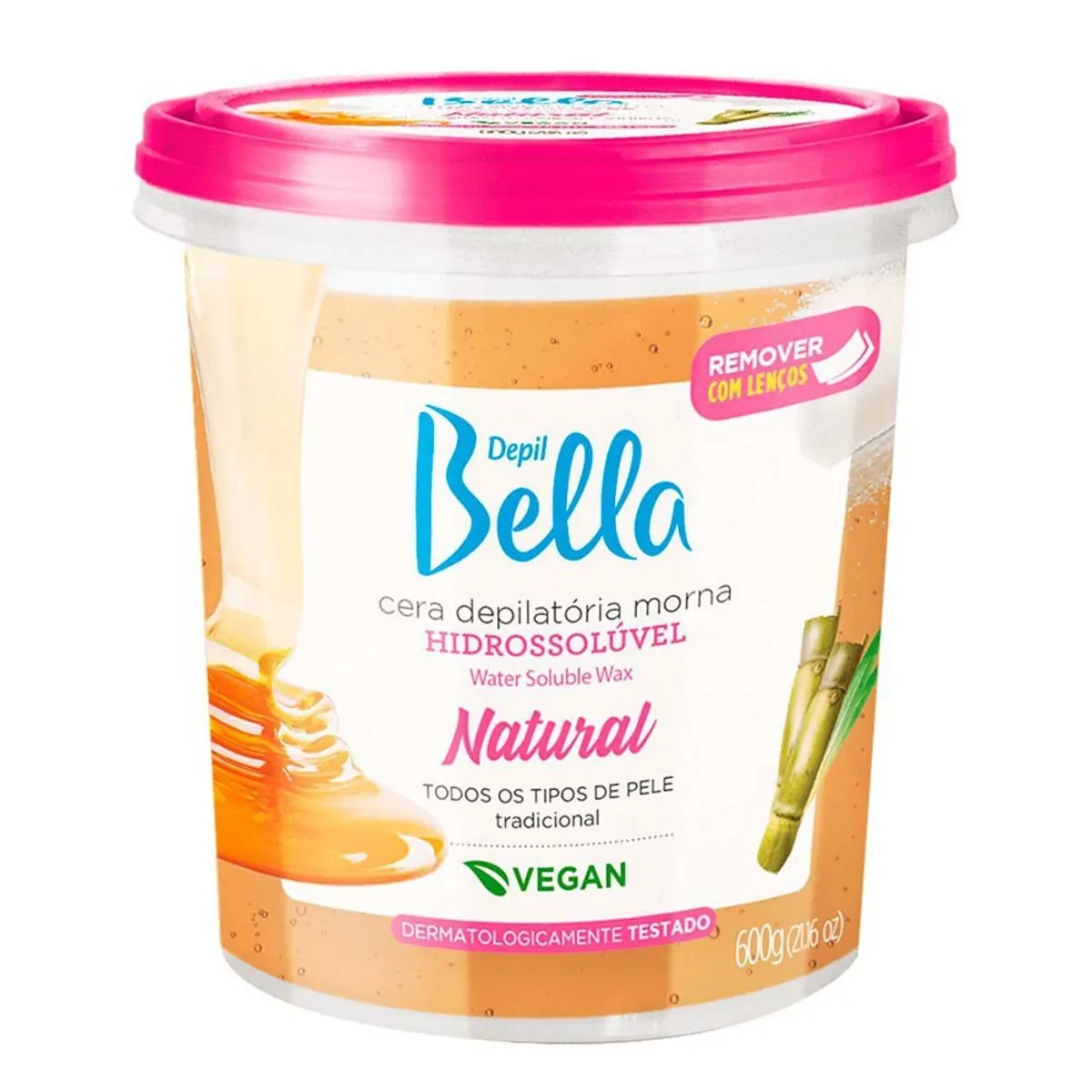 Imagem do produto CERA HIDROSSOLUVEL DEPILBELLA NATURAL 600G