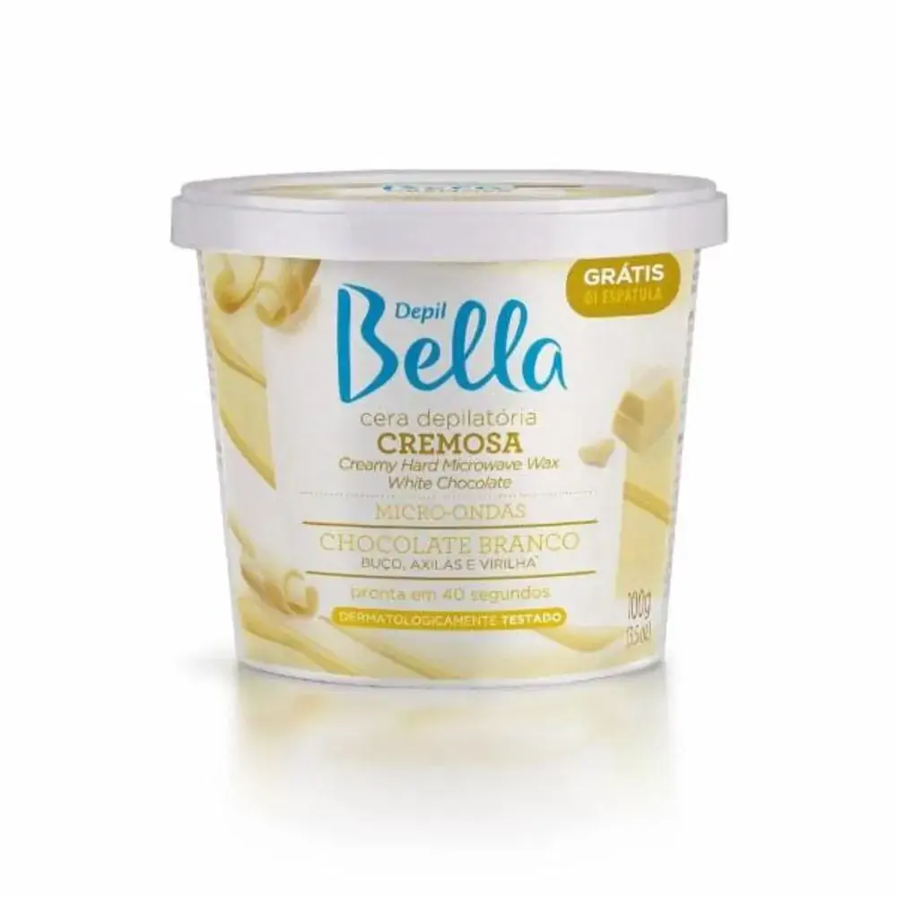 Imagem do produto CERA MICRO ONDAS DEPIL BELLA CHOCOLATE BRANCO 100G