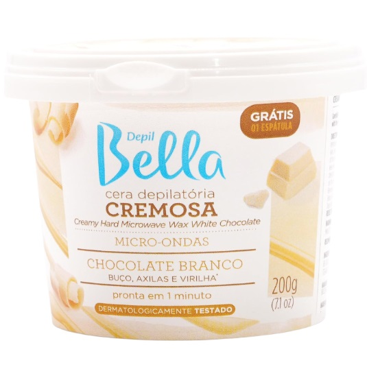 Imagem do produto CERA MICRO ONDAS DEPILBELLA CHOCOLATE BRANCO 200G