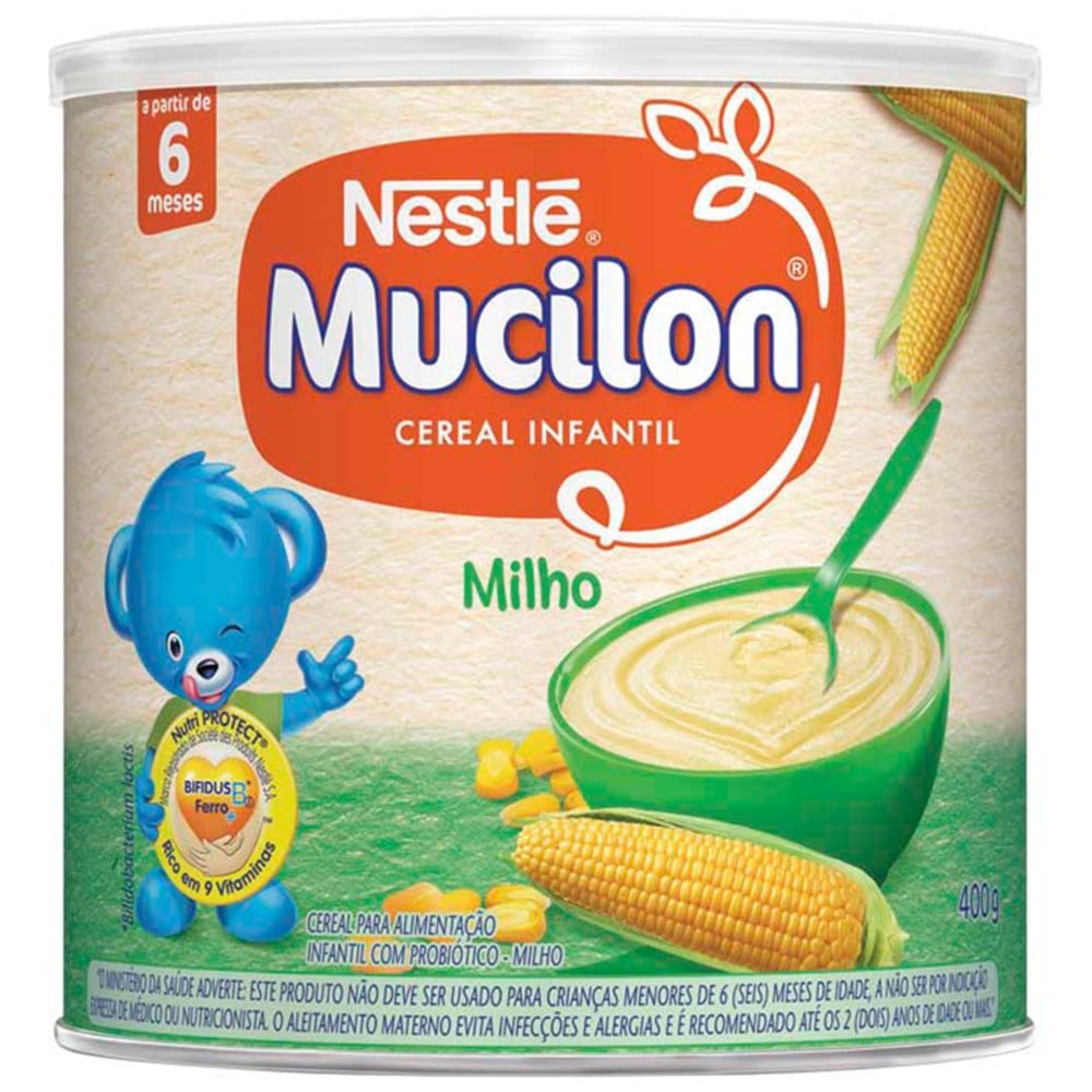 Imagem do produto CEREAL INFANTIL MUCILON MILHO LATA 400G