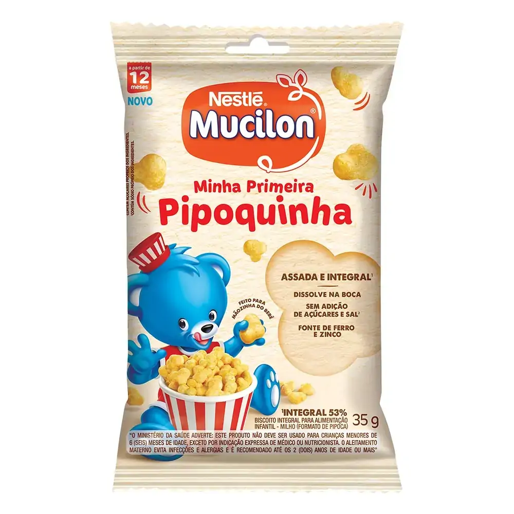 Imagem do produto CEREAL INFANTIL MUCILON PIPOQUINHA MILHO 35G