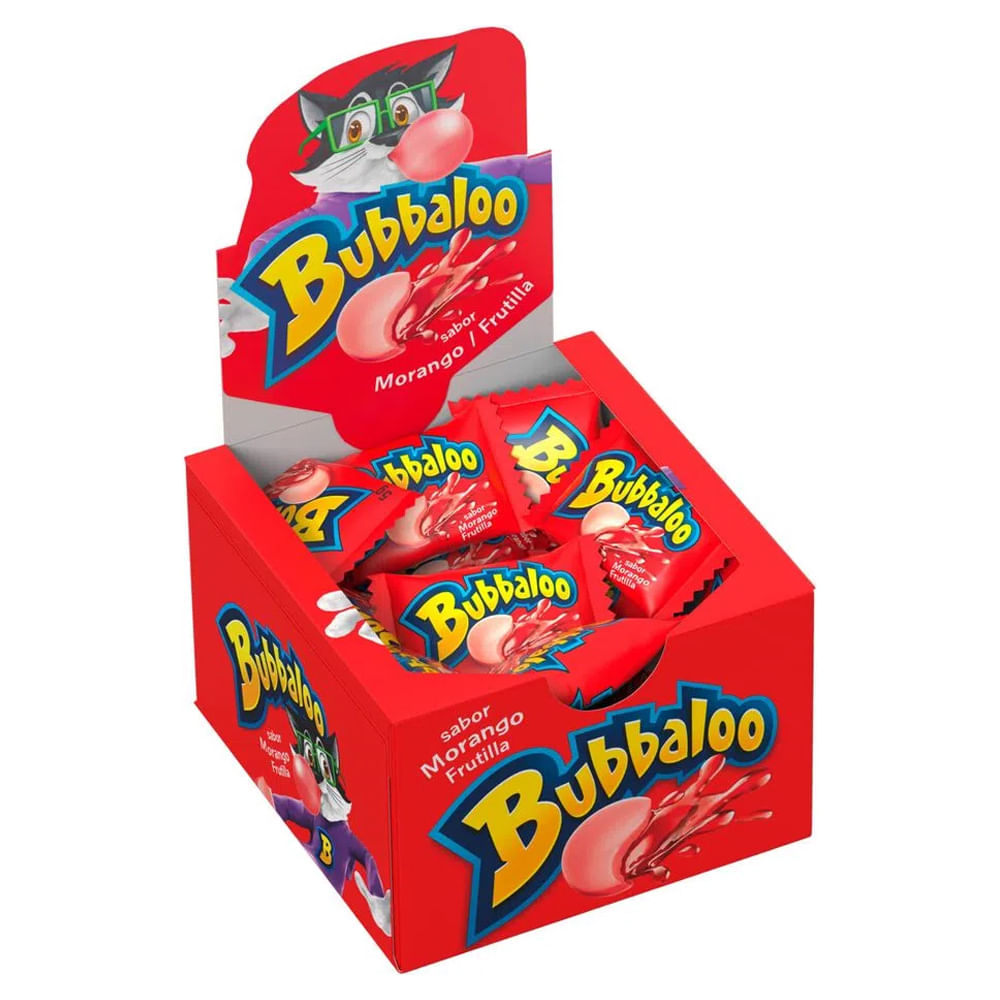 Imagem do produto CHICLETE BUBBALOO MORANGO