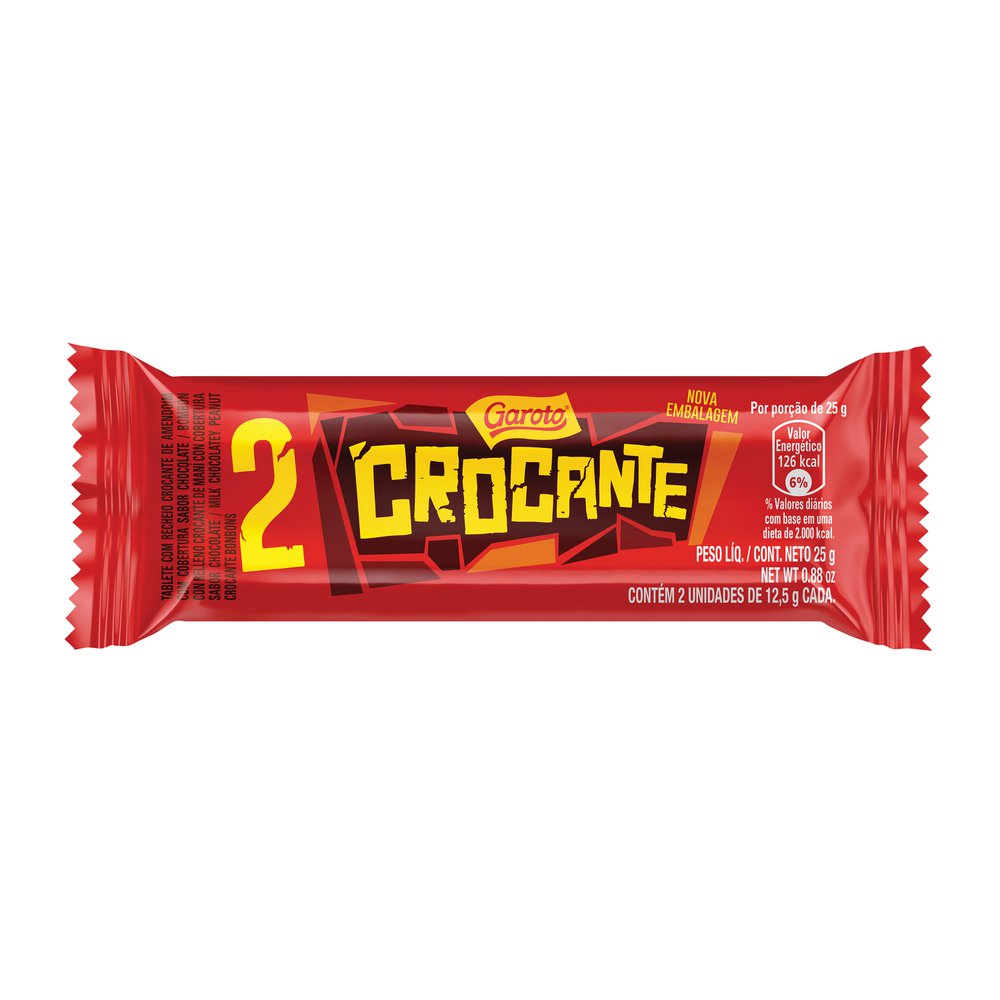 Imagem do produto CHOCOLATE GAROTO CROCANTE 25G