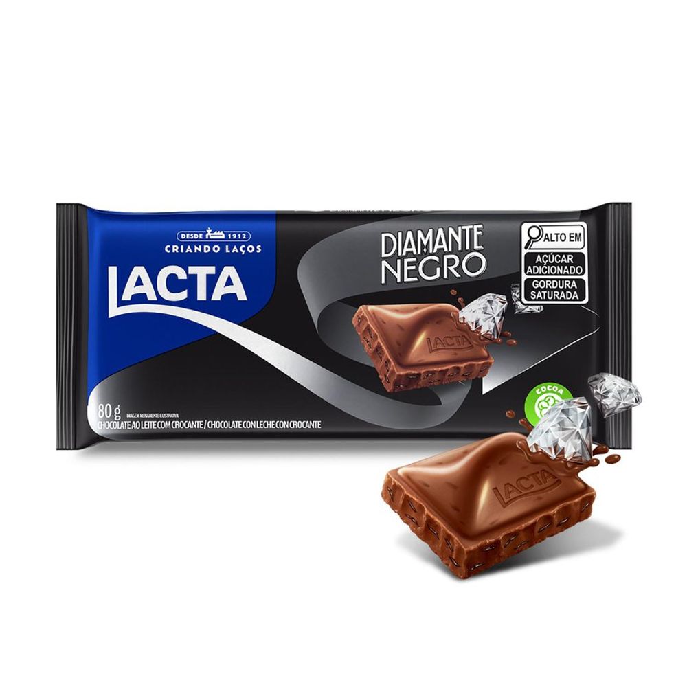 Imagem do produto CHOCOLATE LACTA 40% CACAU AMARGO 80G