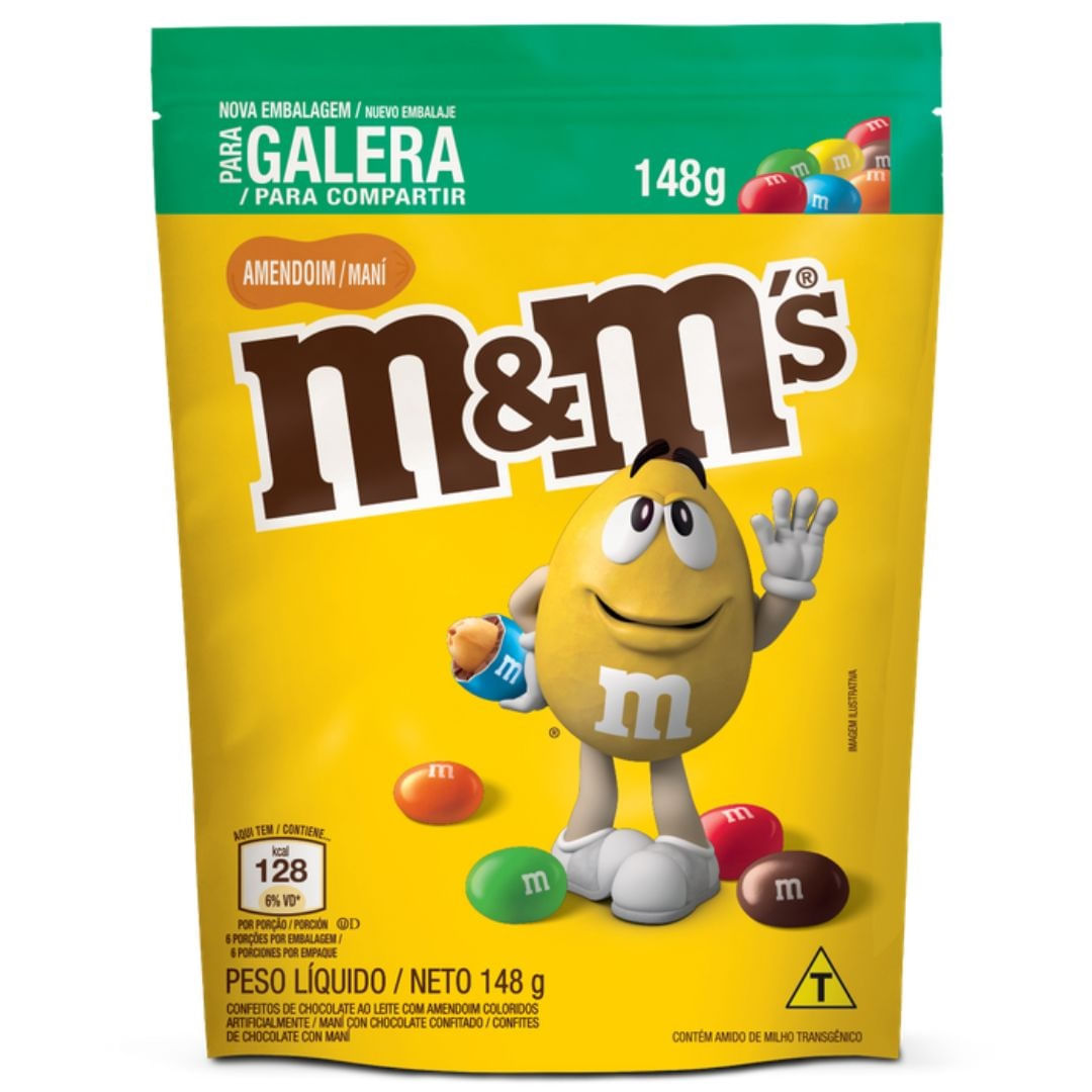 Imagem do produto CHOCOLATE M&M'S AMENDOIM 148G