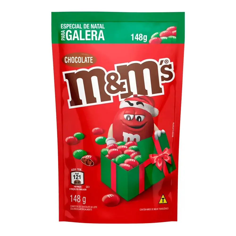 Imagem do produto CHOCOLATE M&M'S POUCH NATAL 148G