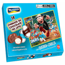 Imagem do produto CHOCOLATE OVINHOS QUEBRA-CABECA SMURFS 154G