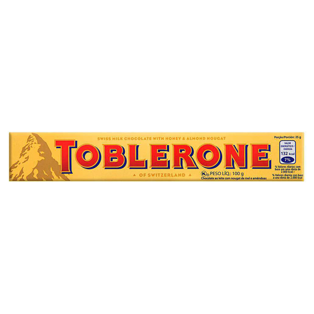 Imagem do produto CHOCOLATE TOBLERONE AO LEITE 100G