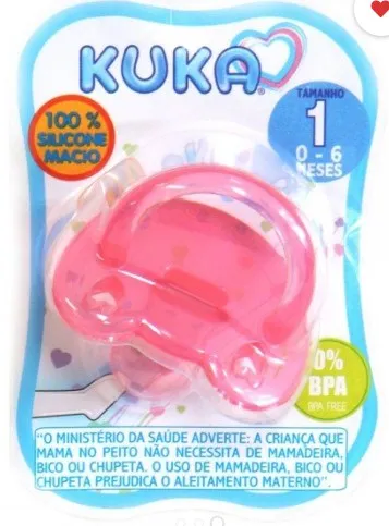 Imagem do produto CHUPETA CEFISA SILICONE ASSIMETRICA N1 ROSA