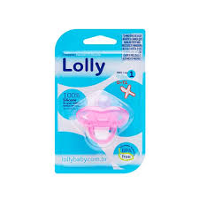 Imagem do produto CHUPETA LOLLY 100% SILICONE ORTODONTICA T1 ROSA