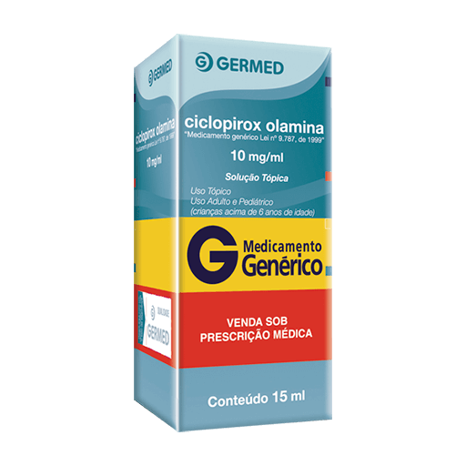 Thumbnail de CICLOPIROX OLAMINA 10MG SOLUCAO TOPICA 15ML GERMED