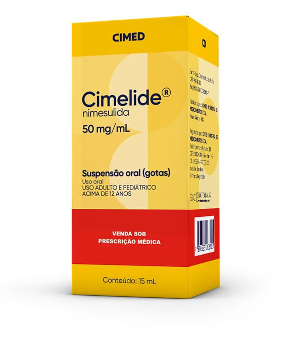 Imagem do produto CIMELIDE 50MG/ML SUSPENSAO ORAL GOTAS 15ML CIMED