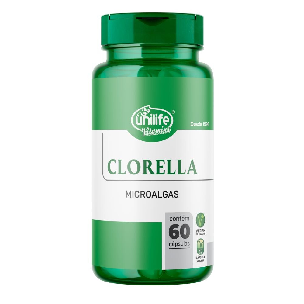 Imagem do produto CLORELLA 500MG UNILIFE COM 60 CAPSULAS