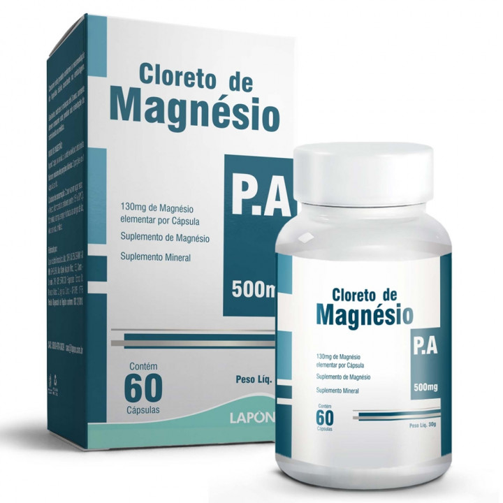 Imagem do produto CLORETO DE MAGNESIO PA 600MG COM 60 COMPRIMIDOS