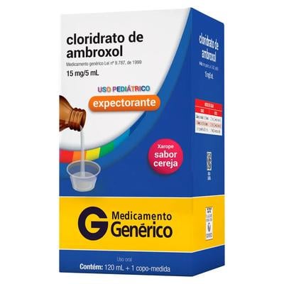 Imagem do produto CLORIDRATO DE AMBROXOL 3MG/ML CIMED XAROPE 120ML