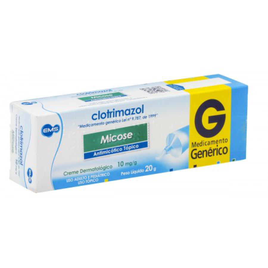 Imagem do produto CLOTRIMAZOL 10MG EMS GENERICO CREME 20G