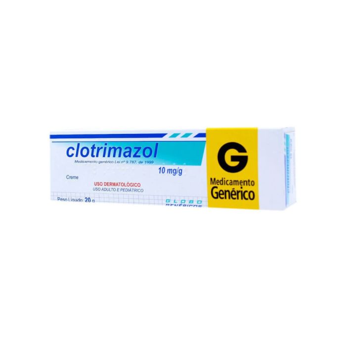 Imagem do produto CLOTRIMAZOL 10MG/G GLOBO CREME DERMATOLOGICO 20G
