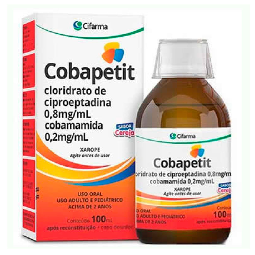 Imagem do produto COBAPETIT 0.8MG/ML CIFARMA XAROPE 100ML
