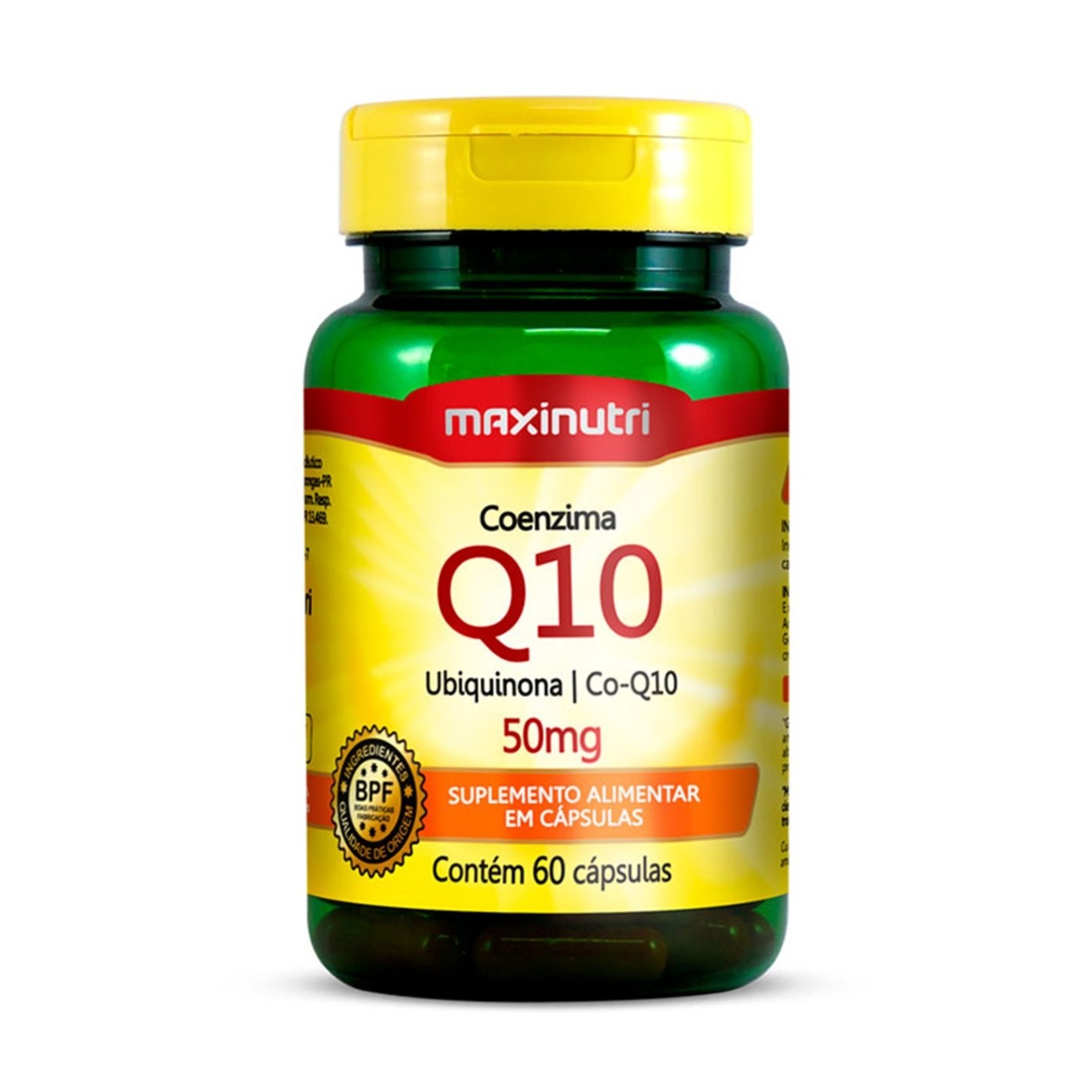 Imagem do produto COENZIMA Q10 50MG MAXINUTRI COM 60 CAPSULAS