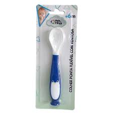 Imagem do produto COLHER INFANTIL COM PONTA FLEXIVEL E VENTOSA AZUL