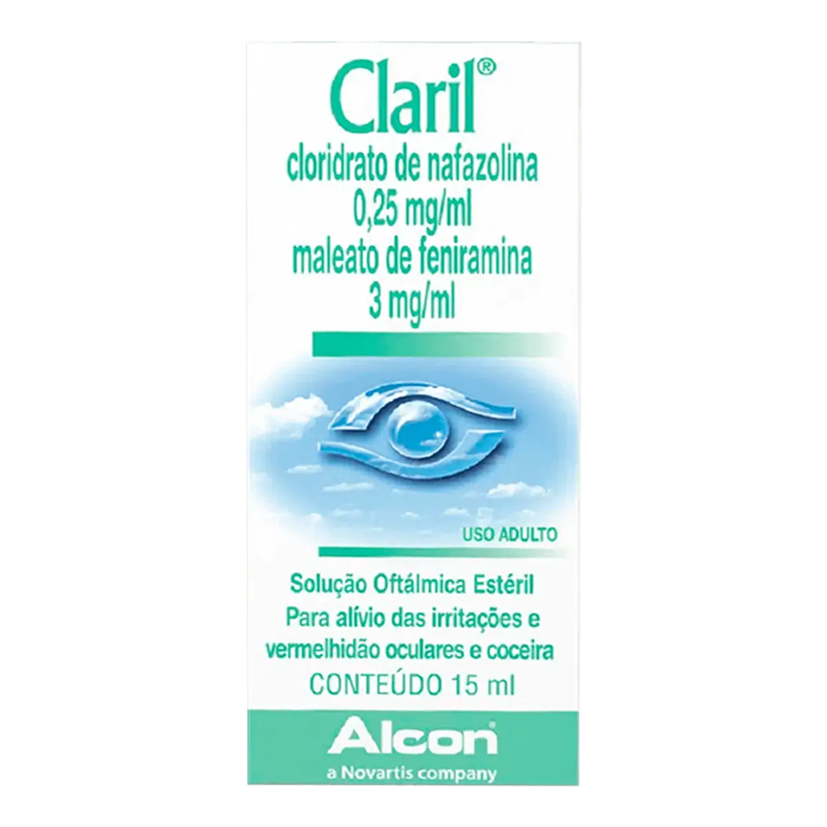 COLIRIO CLARIL 0,25MG+3MG SOLUCAO OFTALMICA 15ML ALCON
