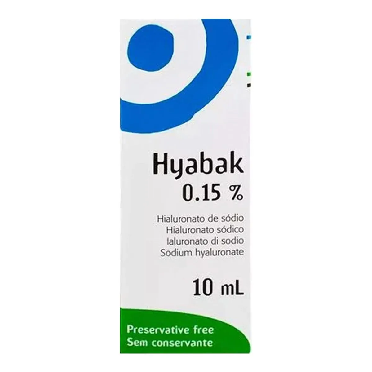 Imagem do produto COLIRIO HYABAK SOLUCAO OFTALMICA FRASCO COM 10ML