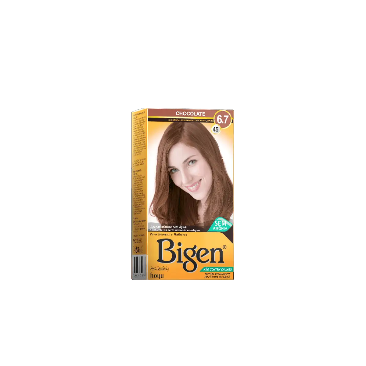 Imagem de COLORACAO EM PO BIGEN 45 CHOCOLATE CLESS